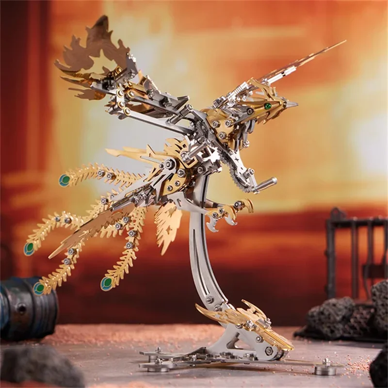 Model Kit Dragon - DIY Mechanical Phoenix Metal Model kit