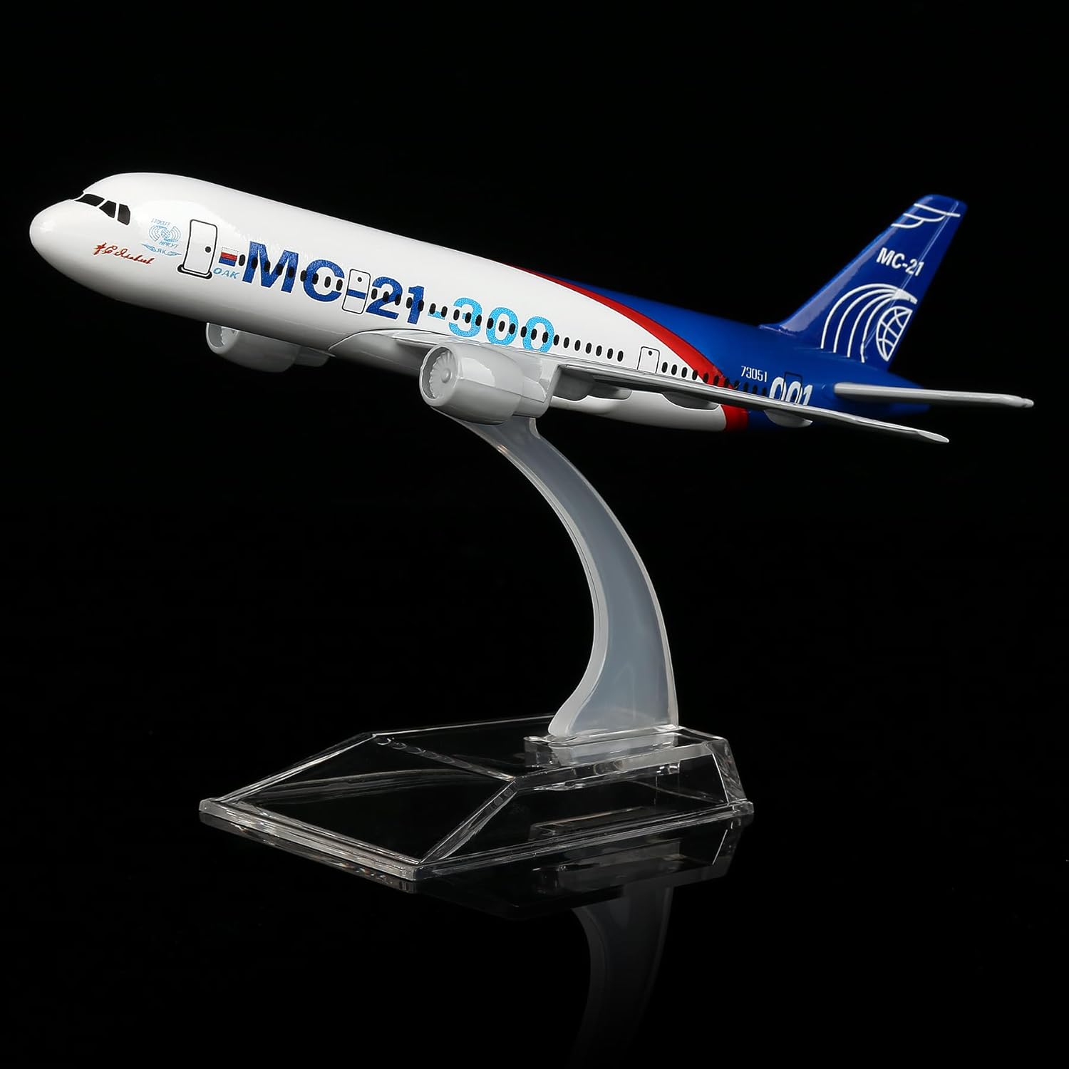 Model Kit Airplane - 1/400 Scale 16cm Russia MC-21 Metal