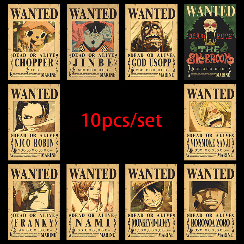Model Kit Luffy - 10pcs Anime One Piece Luffy 3