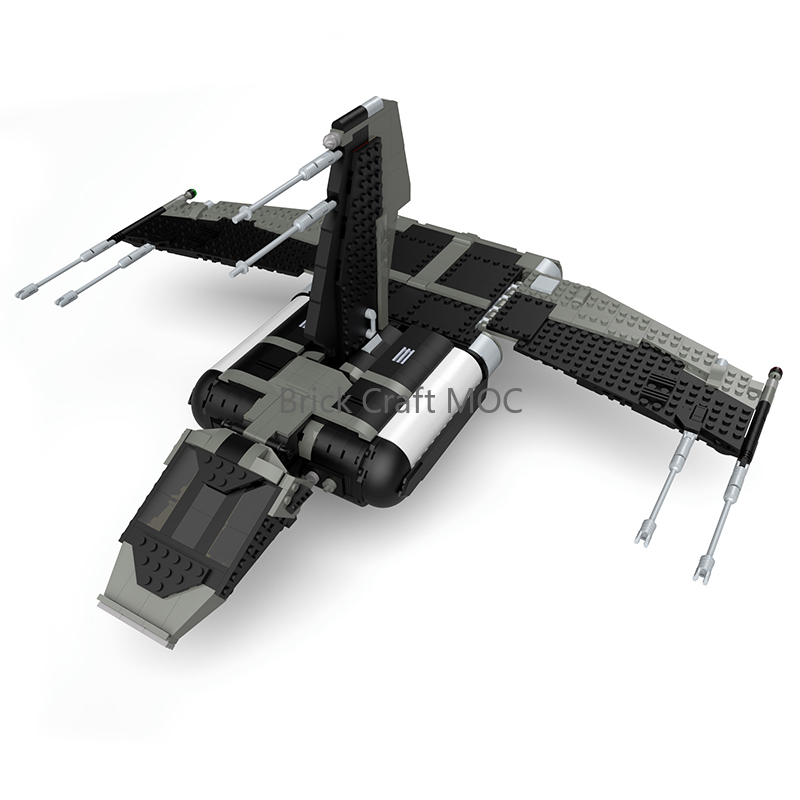 Model Kit X Wing - MOC Sci-Fi Infernum-Style Fighter Building Blocks