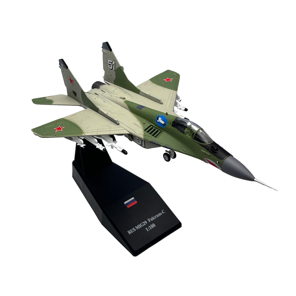 Model Kit Airplane - 1/100 Scale Russian MIG-29 Mig29 Fulcrum