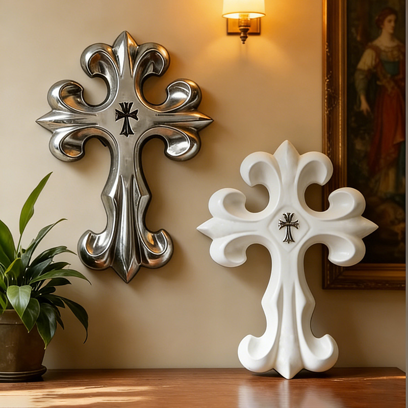 Model Kit Vintage - Retro Cross Wall Decor Gothic Style