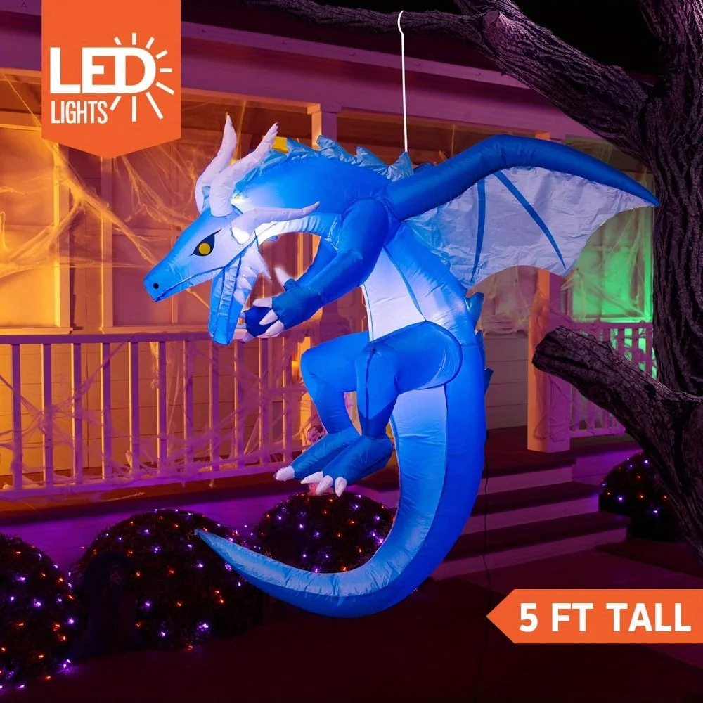 Model Kit Dragon - 5 Ft Tall Hanging Ice Dragon