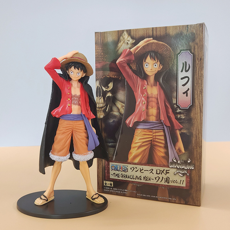 Model Kit Luffy - 17cm cartoon surrounding One Piece Straw