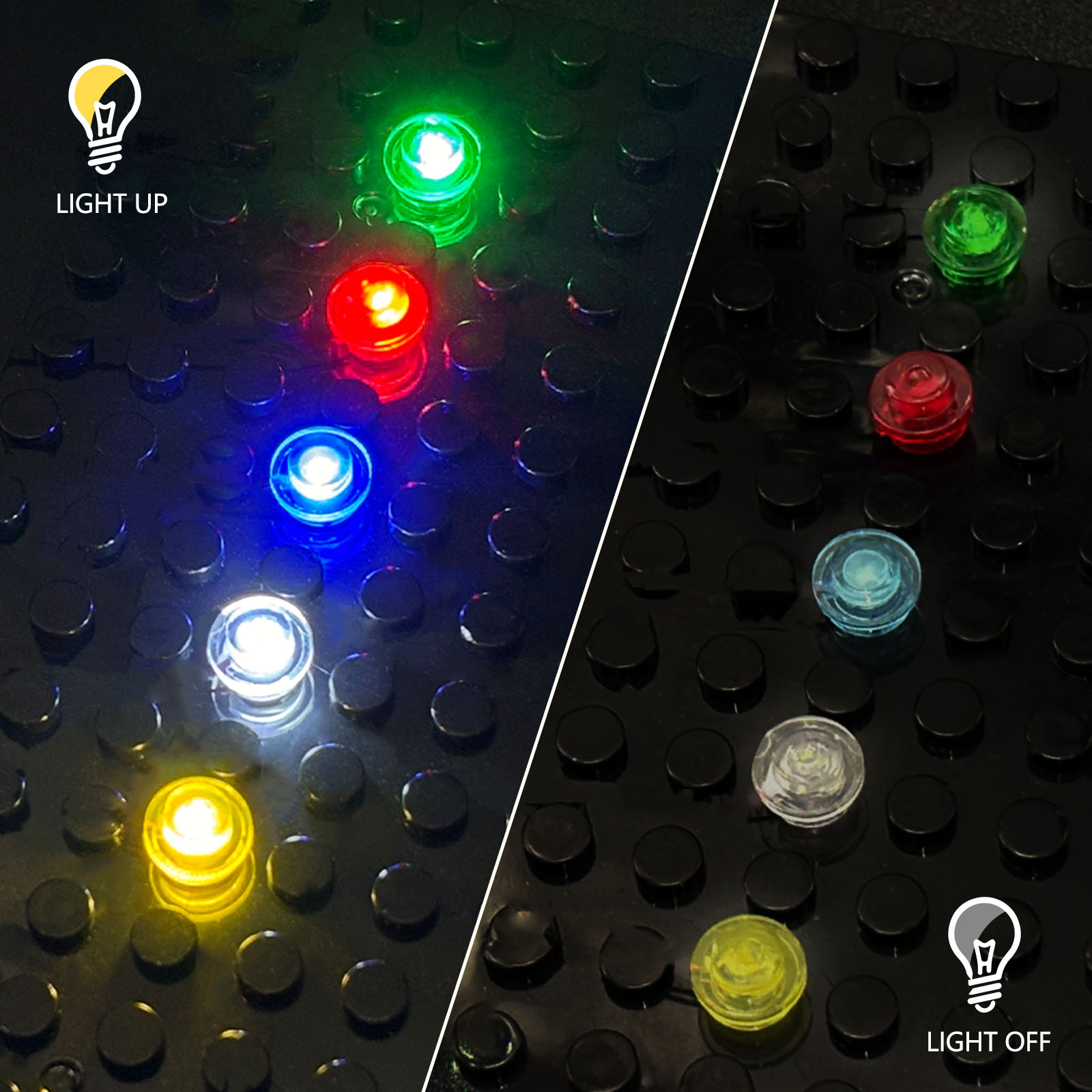 10 PCS Colorful LED Lighting   - Model Kit Companies recension och pris