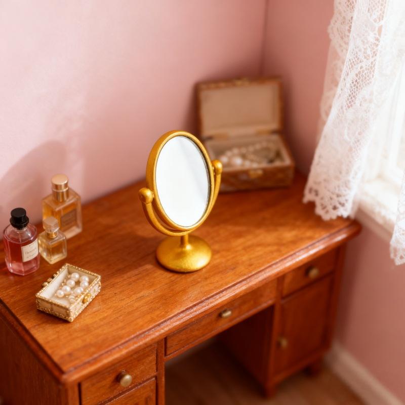 1Pcs Miniature Retro Mirror Dr - Model Kit Vintage recension och pris
