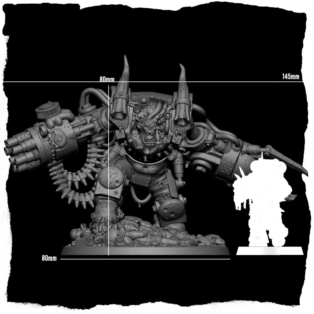Resin Kit Wargame 28523 Orc Bo - Model Kit Dinosaur recension och pris