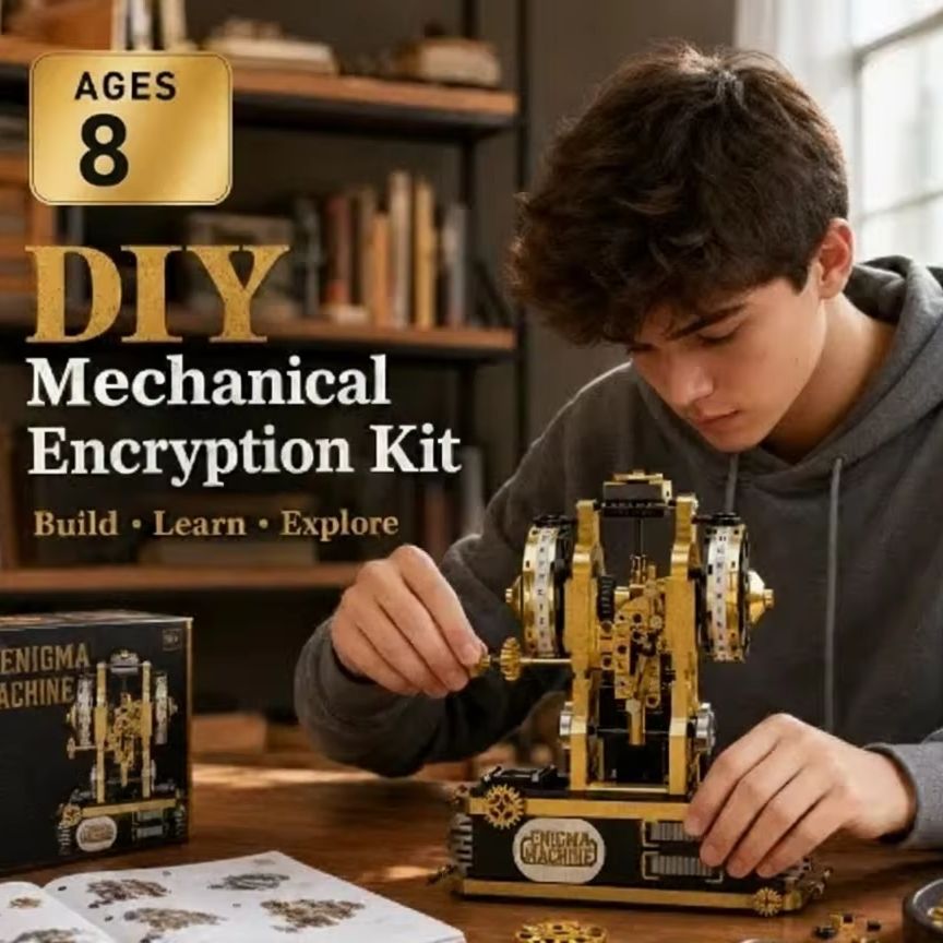 Enigma Machine Building Blocks - Model Kit Companies recension och pris