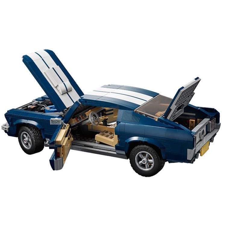Blue Retro Coupe Car DIY Assem - Model Kit Vintage recension och pris