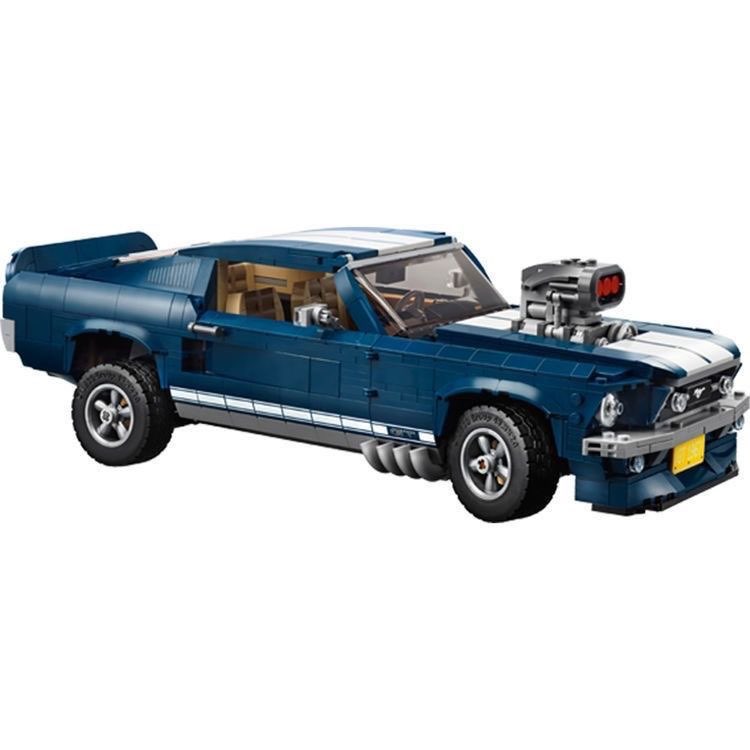 Blue Retro Coupe Car DIY Assem - Model Kit Vintage recension och pris