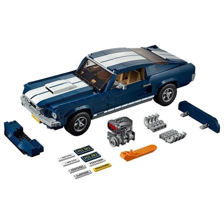 Blue Retro Coupe Car DIY Assem - Model Kit Vintage recension och pris