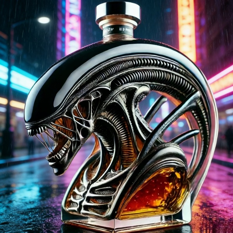 Alien Xenomorph Shaped Whiskey - Model Kit Gundam recension och pris