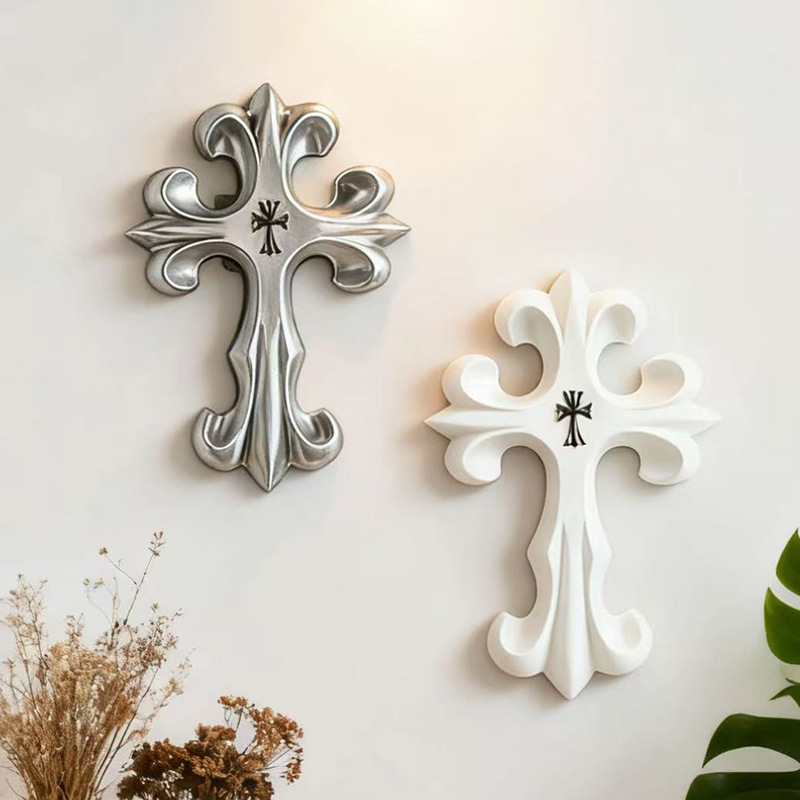Retro Cross Wall Decor Gothic  - Model Kit Vintage recension och pris