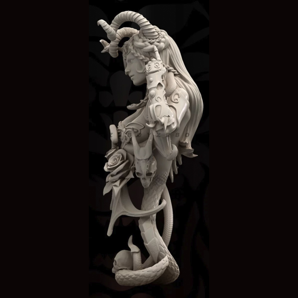 1/10 Love & HATE, Horned Magic - Model Kit Mecha Girl recension och pris
