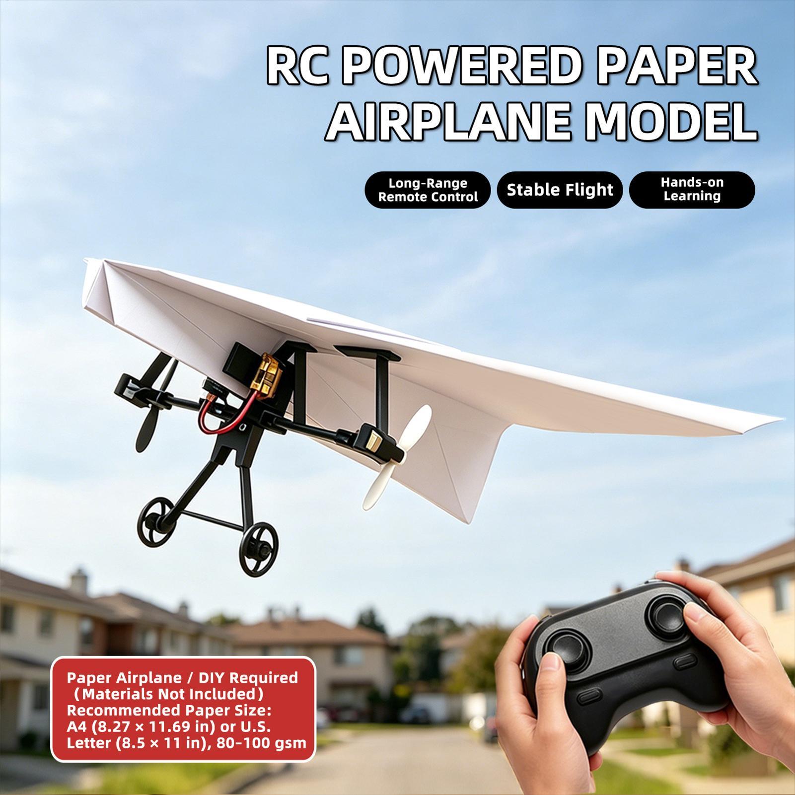 DIY RC Paper Airplane Kit Plan - Model Kit Airplane recension och pris