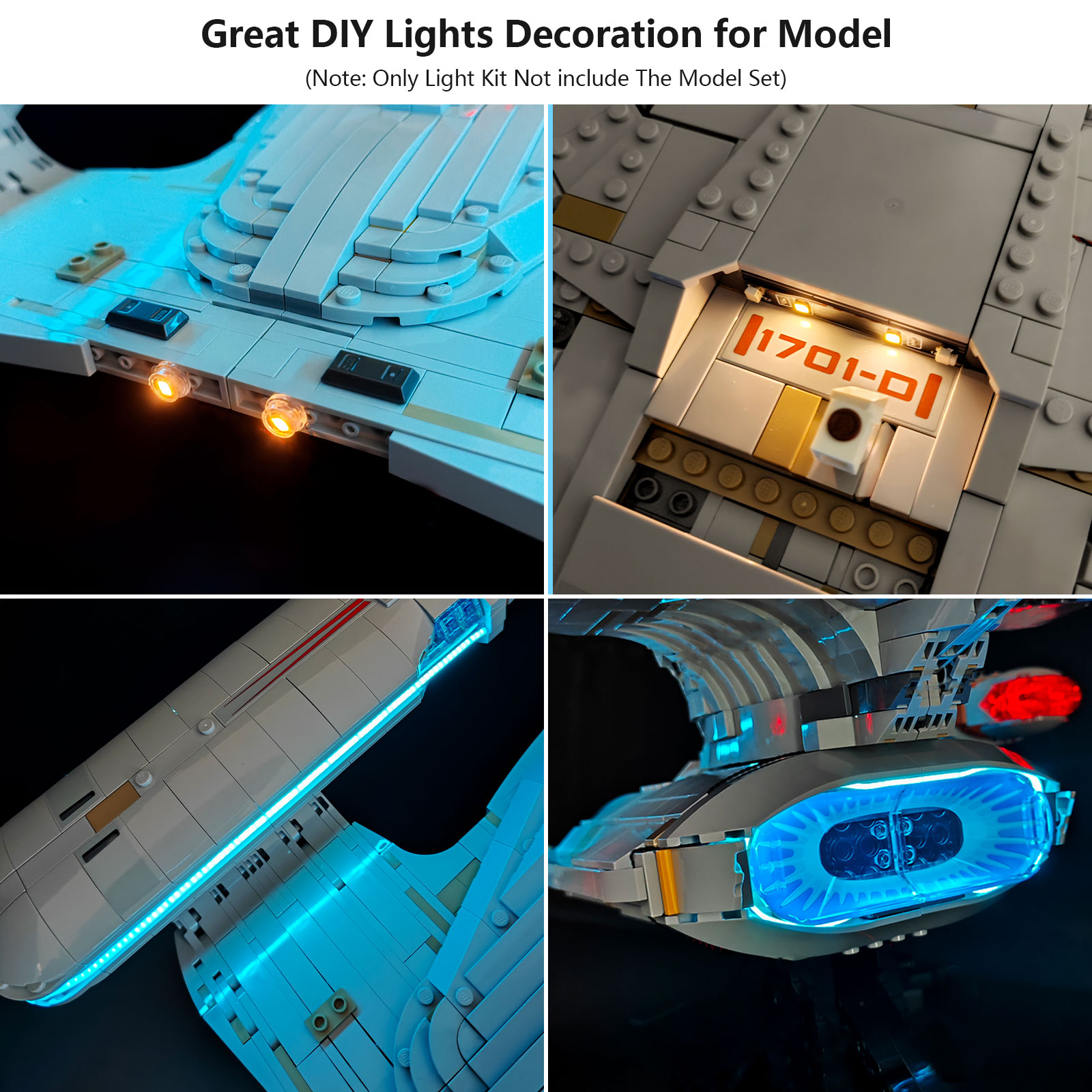 LYBMTWF LED Lighting Kit for L - Model Kit Companies recension och pris