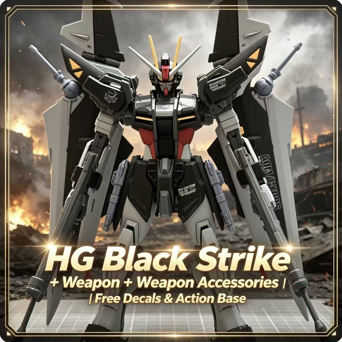 41 HG 1/144 Black Strike Mecha - Model Kit X Wing recension och pris