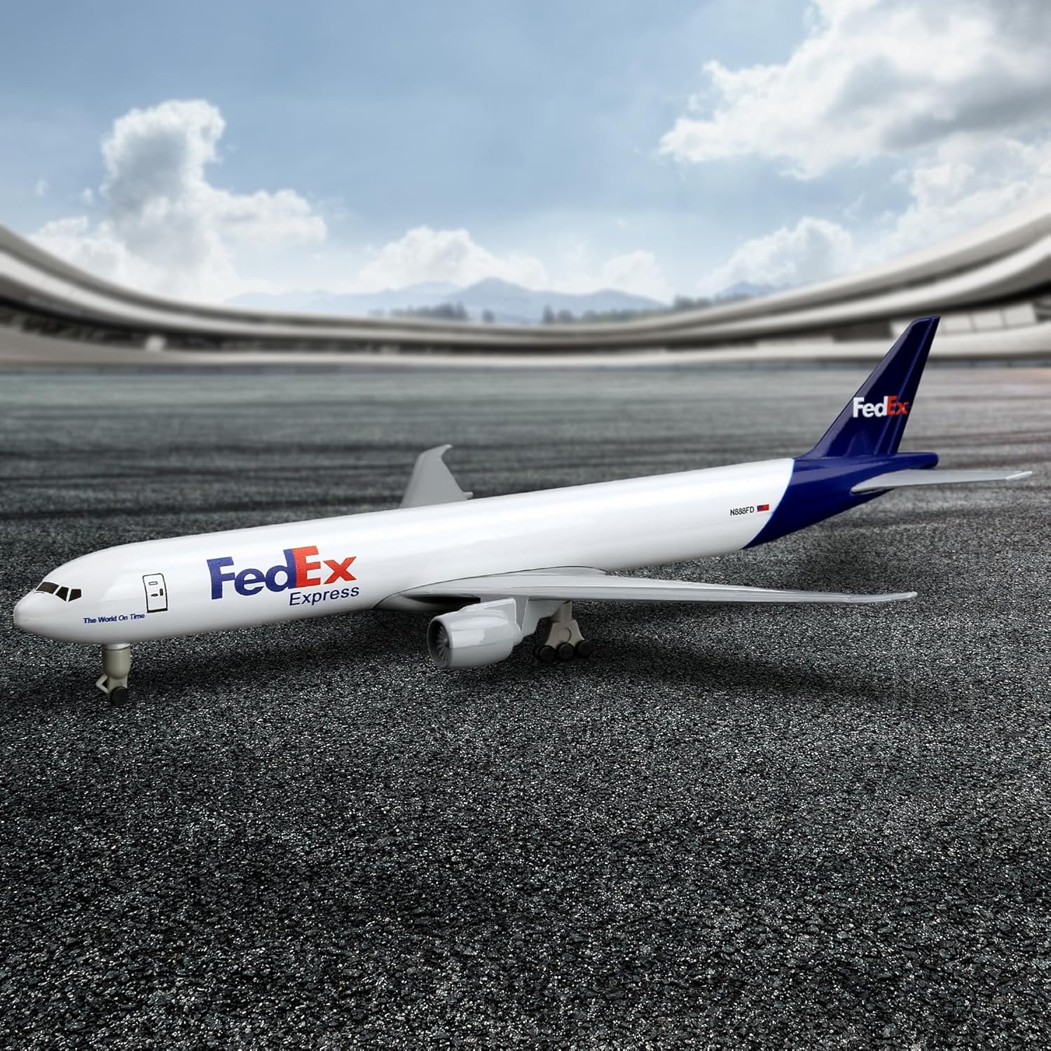 20cm Fedex B777 Airplane Model - Model Kit Airplane recension och pris