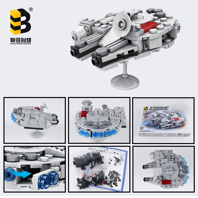 104PCS Star Plan Millennium Fa - Model Kit Star Wars recension och pris