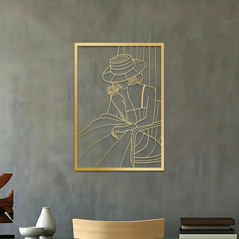 CIFBUY Metal Wall Art Vintage  - Model Kit Vintage recension och pris
