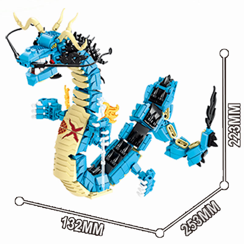 8in1 One Piece Building Blocks - Model Kit Dragon recension och pris