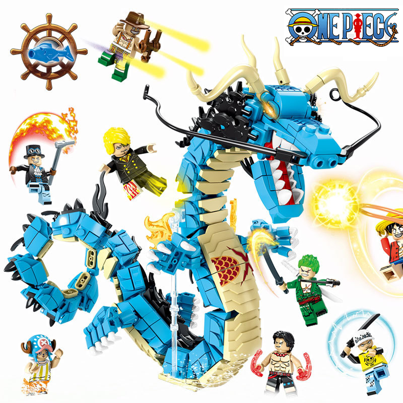 8in1 One Piece Building Blocks - Model Kit Dragon recension och pris