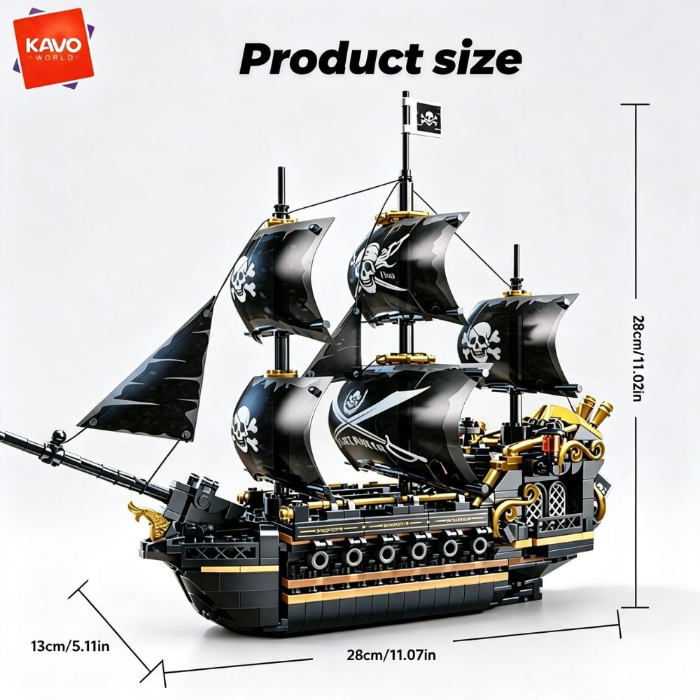 KAVOWORLD 801pcs 1799 Classic  - Model Kit Companies recension och pris