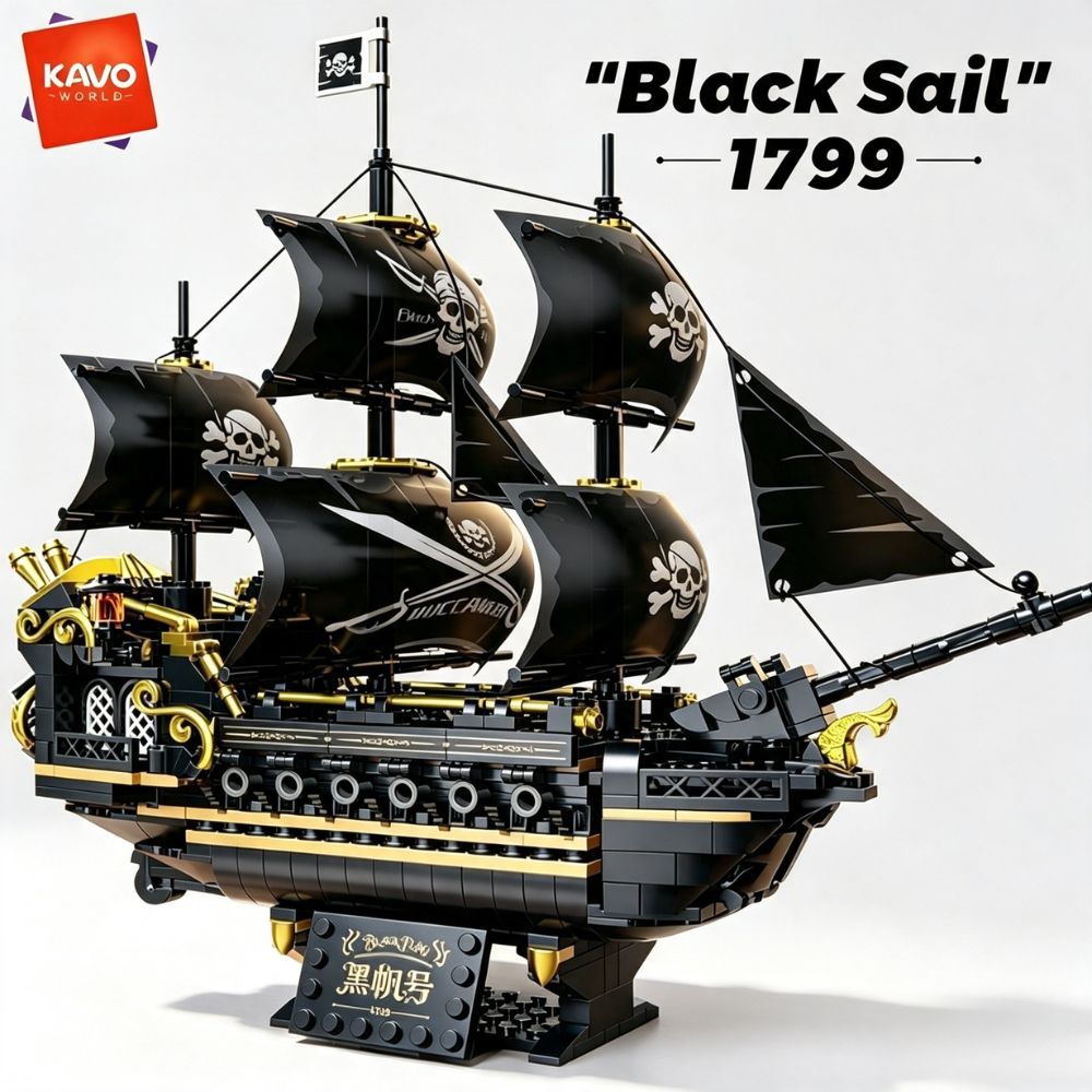 KAVOWORLD 801pcs 1799 Classic  - Model Kit Companies recension och pris