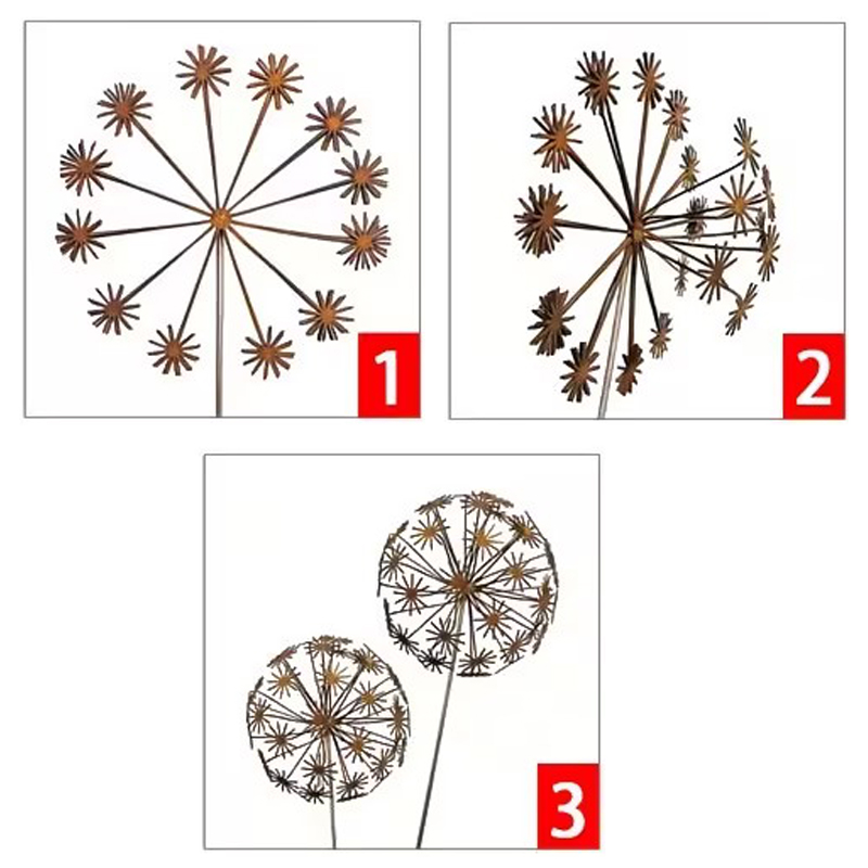 Vintage Metal 3D Dandelion Gar - Model Kit Vintage recension och pris