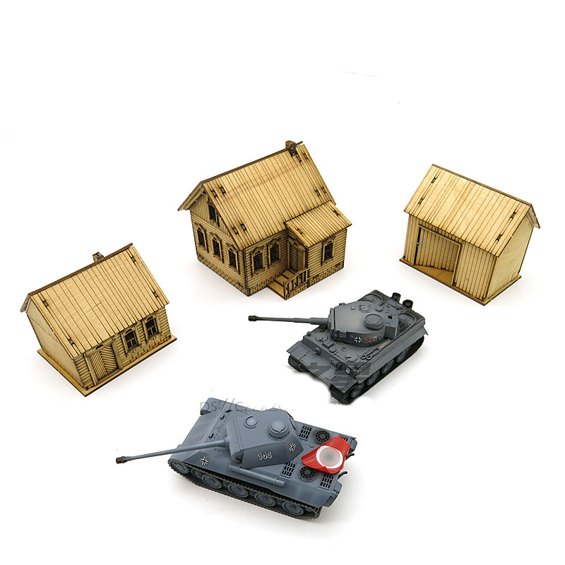 1/72 Wooden Assembly House Eur - Model Kit Instructions recension och pris