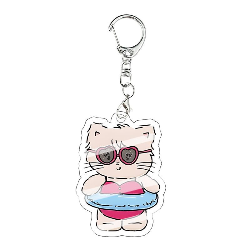 Mikko Kawaii Acrylic Keychain  - Model Kit For Girls recension och pris