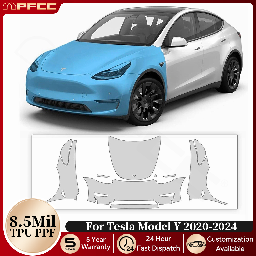 Pre-cut PPF For Tesla Model Y  - Model Kit Instructions recension och pris